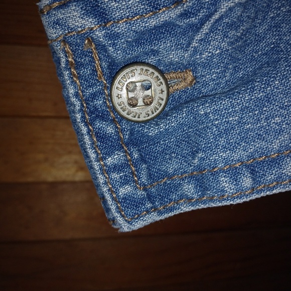 Vintage Levi Red Tab Denim Shirt Medium - Picture 6 of 6